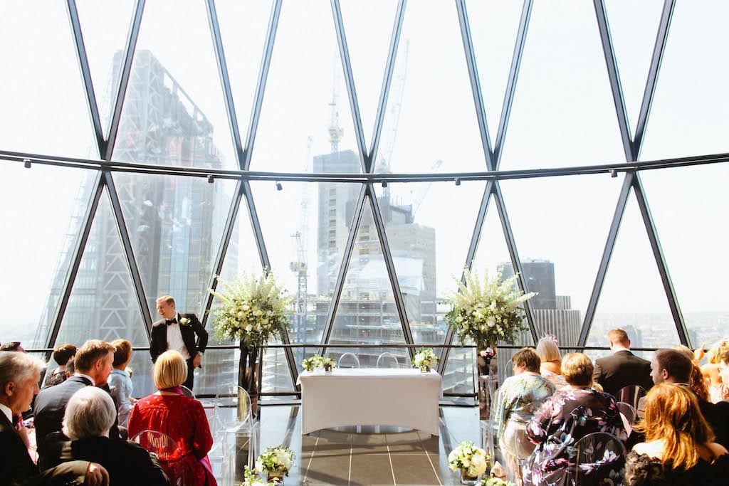 Gherkin Wedding Flowers