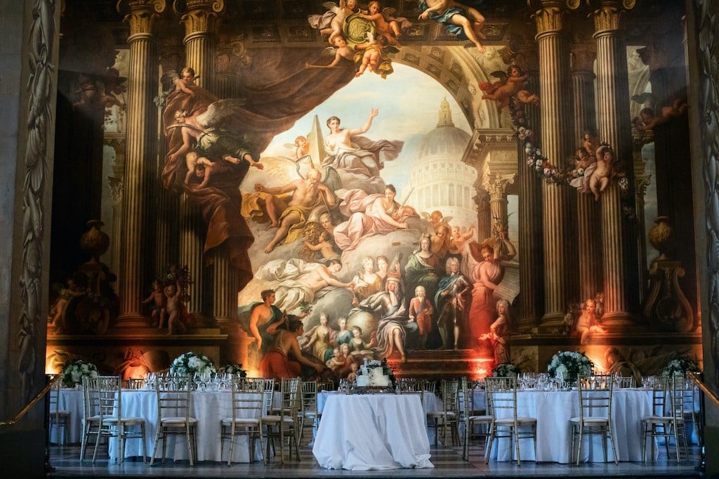 The Painted Hall Wedding Flowers