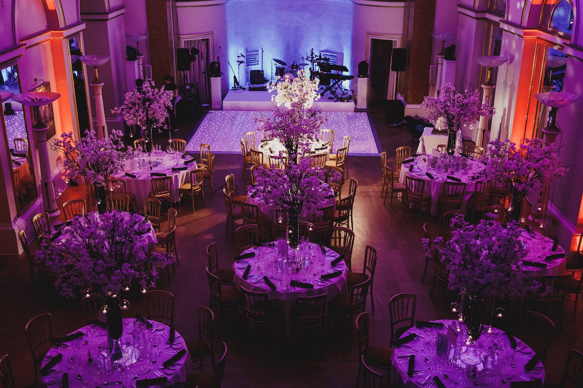 The Lansdowne Club wedding reception flowers by Rachel Morgan Wedding Flowers