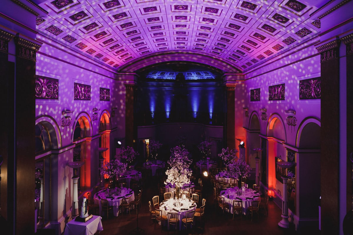 The Lansdowne Club wedding reception flowers by Rachel Morgan Wedding Flowers