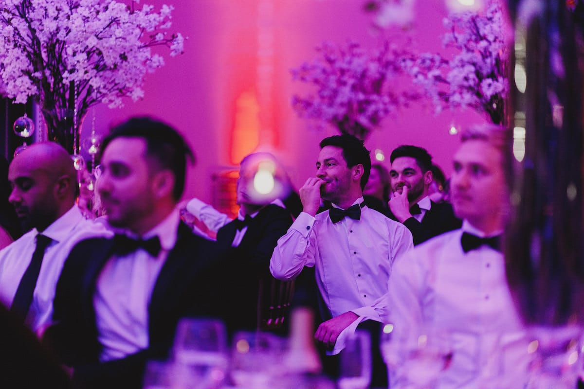 The Lansdowne Club wedding reception flowers