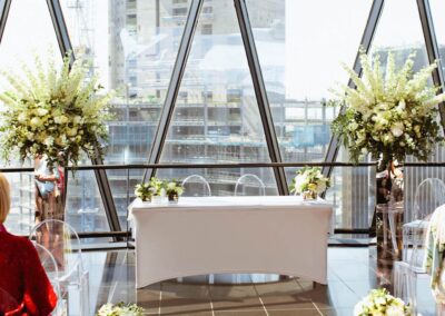 Gherkin Wedding Flowers