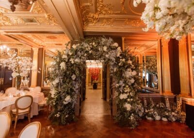 wedding flower arch