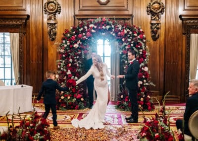 Riley and Michael's Wedding Flowers at Four Seasons Hotel Ten Trinity