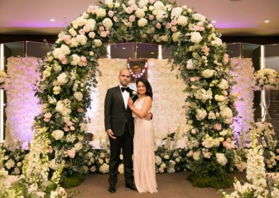 Suchita and Hemanth wedding Flowers at The Bvlgari Hotel London
