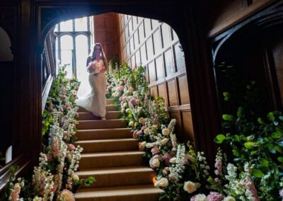 Hengrave Hall Staircase Florals