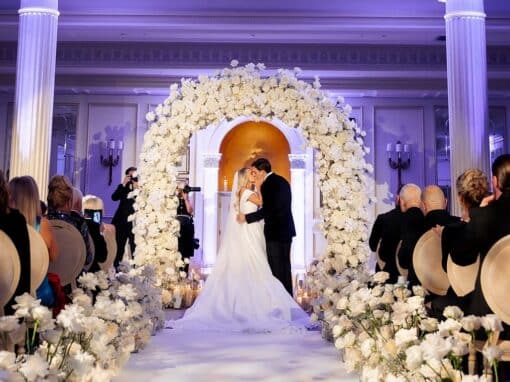 Harriette and Brad’s Wedding Flowers at The Savoy London