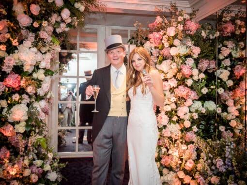 Lettie and William’s Wedding Flowers at The Savoy